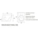 Bliss BLIS1860 Vito Rimless Back To Wall WC & Soft Close Seat - Unbeatable Bathrooms