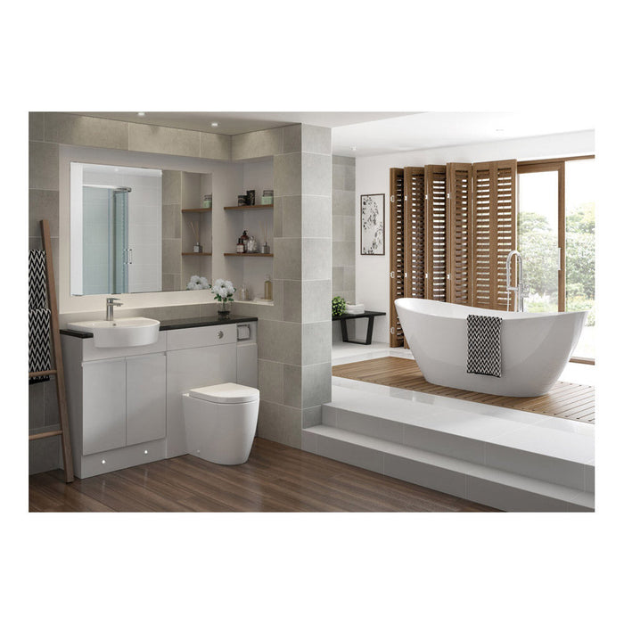 Bliss BLIS1862 Vito Back To Wall WC & Soft Close Seat - Unbeatable Bathrooms
