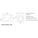 Bliss BLIS1862 Vito Back To Wall WC & Soft Close Seat - Unbeatable Bathrooms