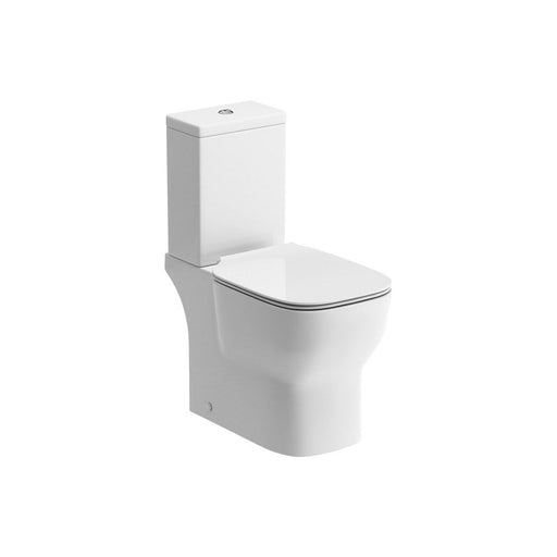 Bliss BLIS1921 Swiss Close Coupled Open Back WC & Soft Close Seat - Unbeatable Bathrooms