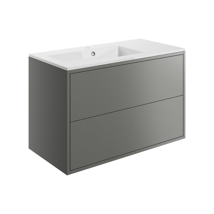 Bliss Mavone 2 Drawer Wall Hung Basin Unit Inc. Basin - Unbeatable Bathrooms
