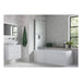 Bliss BLIS3776 P Shape Bath Screen - Unbeatable Bathrooms