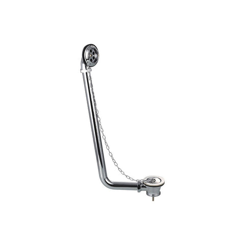 Bliss BLIS4152 Exposed Bath Plug & Chain Waste - Chrome - Unbeatable Bathrooms