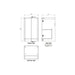 Bliss Sento 500mm 2 Door Floor Standing Cloakroom Basin Unit - Unbeatable Bathrooms