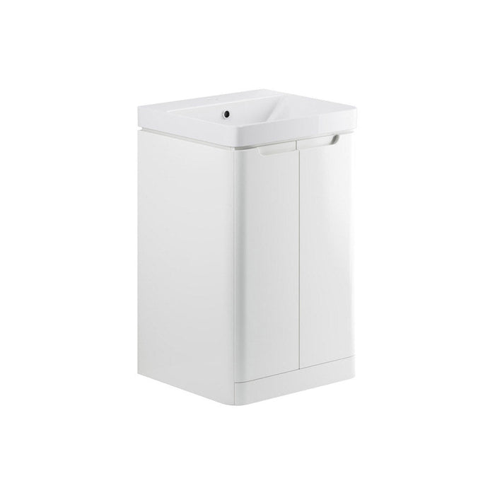 Bliss Sento 500mm 2 Door Floor Standing Cloakroom Basin Unit - Unbeatable Bathrooms