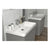 Bliss Sento 500mm 2 Door Floor Standing Cloakroom Basin Unit - Unbeatable Bathrooms