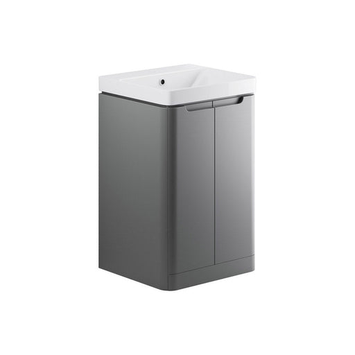 Bliss Sento 500mm 2 Door Floor Standing Cloakroom Basin Unit - Unbeatable Bathrooms