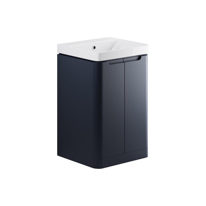 Bliss Sento 500mm 2 Door Floor Standing Cloakroom Basin Unit - Unbeatable Bathrooms