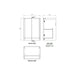 Bliss Sento 2 Door Floor Standing Basin Unit - Unbeatable Bathrooms