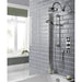Hudson Reed Topaz Black Triple Concealed Shower Valve - Unbeatable Bathrooms