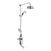 Hudson Reed Topaz Black Trip Exposed Valve Riser & Spout - Unbeatable Bathrooms