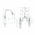 Burlington 2 Tap Hole Arch Mixer with Curved Spout, 200mm Centres - Unbeatable Bathrooms