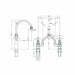 Burlington 2 Tap Hole Arch Mixer with Curved Spout - Unbeatable Bathrooms