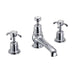 Burlington 3 Tap Hole Mixer with Traditional Pop Up Waste - Unbeatable Bathrooms
