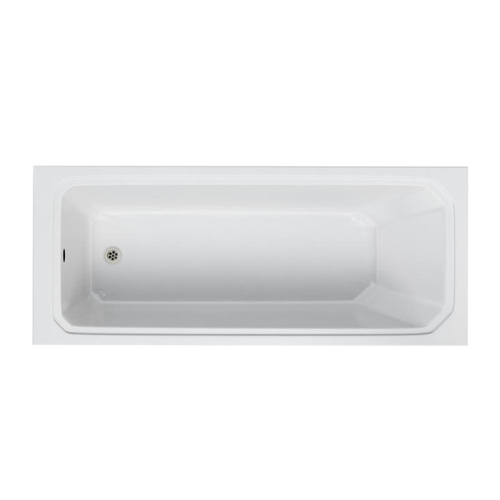 Burlington Arundel 1700mm Cleargreen Single Ended Bath - Unbeatable Bathrooms