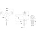 Burlington Basin Mixer with High Central Indice with Click-Clack Waste - Unbeatable Bathrooms