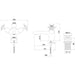 Burlington Basin Mixer with High Central Indice with Click-Clack Waste - Unbeatable Bathrooms