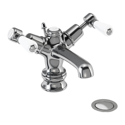 Burlington Basin Mixer with Low Central Indice with Pop-Up - Unbeatable Bathrooms