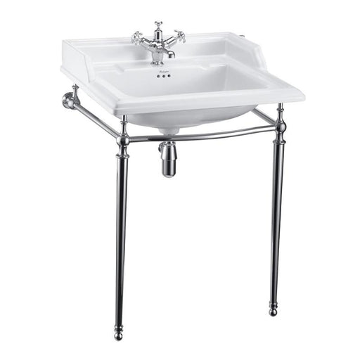 Burlington Classic 65cm Basin and Basin Stand - Unbeatable Bathrooms