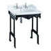 Burlington Classic 65cm Basin with Invisible Overflow and Basin Stand - Unbeatable Bathrooms