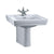 Burlington Contemporary 57.5cm Pedestal Basin - 1, 2 & 3TH - Unbeatable Bathrooms