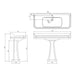 Burlington Edwardian 120cm Classic Full Pedestal Basin - 1, 2 & 3TH - Unbeatable Bathrooms