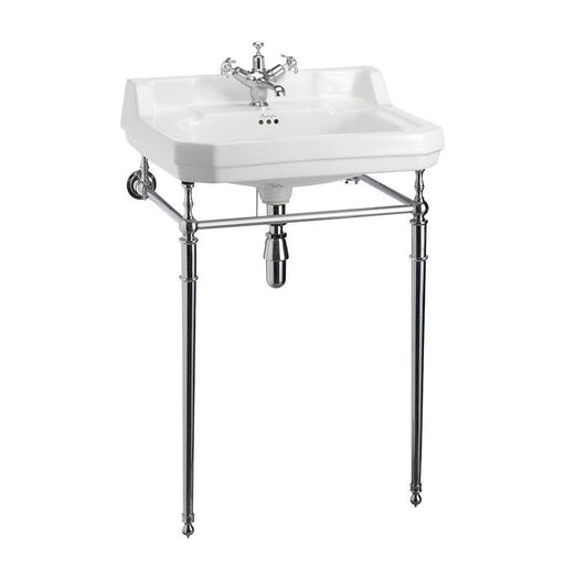 Burlington Edwardian 56cm Basin with Regal Basin Stand - Unbeatable Bathrooms