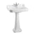 Burlington Edwardian 62cm Regal Full Pedestal Basin - 1, 2 & 3TH - Unbeatable Bathrooms