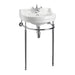 Burlington Edwardian Round 56cm Basin and Basin Stand - Unbeatable Bathrooms