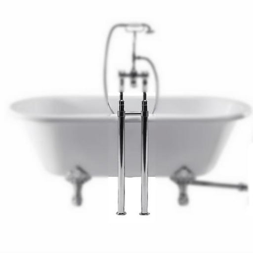 Burlington Horizontal Support Bar Stand Pipes - Unbeatable Bathrooms