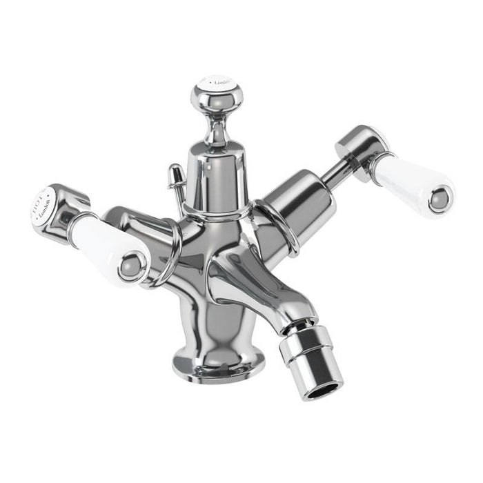 Burlington Kensington Ceramic Indice Bidet Mixer with Pop-Up Waste - Unbeatable Bathrooms