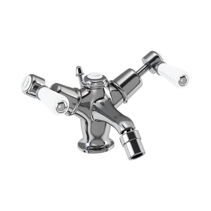 Burlington Kensington Ceramic Indice Bidet Mixer with Pop-Up Waste - Unbeatable Bathrooms