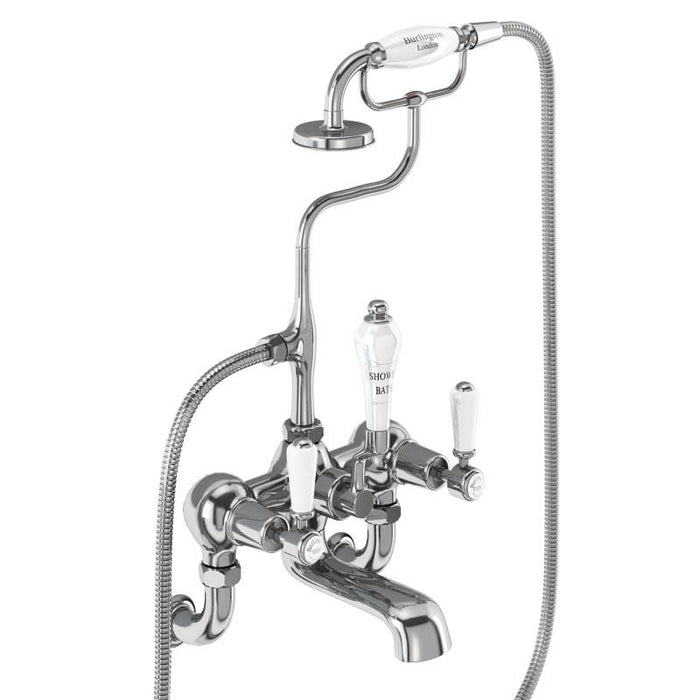 Burlington Kensington Wall Mounted Bath Shower Mixer - Unbeatable Bathrooms