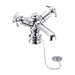 Burlington Low Central Indice Basin Mixer with Click Clack - Unbeatable Bathrooms
