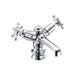 Burlington Low Central Indice Basin Mixer with Click Clack - Unbeatable Bathrooms