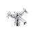 Burlington Low Central Indice Basin Mixer with Pop-Up - Unbeatable Bathrooms
