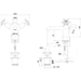 Burlington Low Central Indice Basin Mixer with Pop-Up - Unbeatable Bathrooms