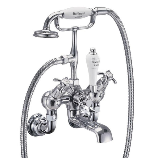 Burlington Regent Wall Mounted Angled Bath Shower Mixer - Unbeatable Bathrooms