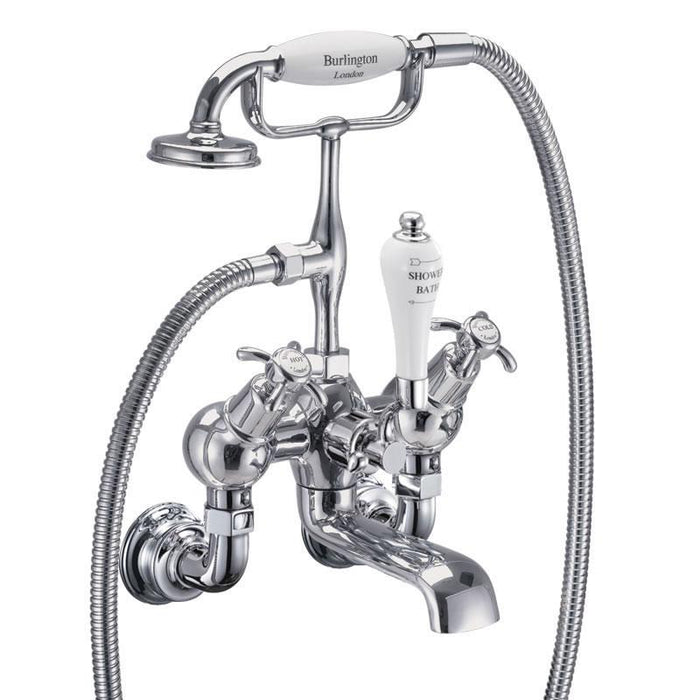 Burlington Regent Wall Mounted Angled Bath Shower Mixer - Unbeatable Bathrooms