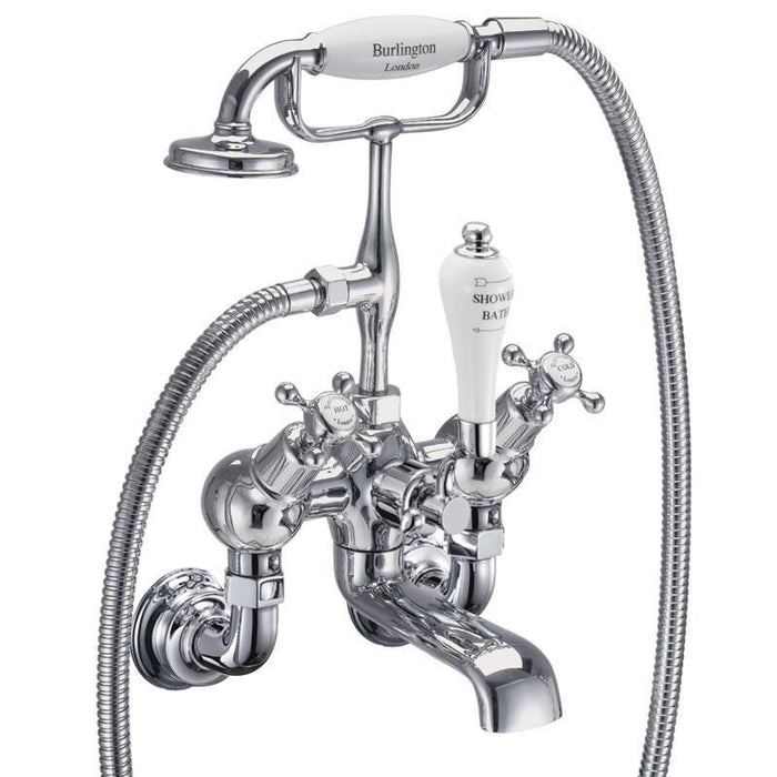 Burlington Regent Wall Mounted Angled Bath Shower Mixer - Unbeatable Bathrooms