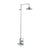 Burlington Spey Thermostatic Exposed Shower Valve Single Outlet with Rigid Riser and Swivel Shower Arm - Unbeatable Bathrooms