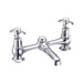 Burlington Traditional 2 Tap Hole Bridge Basin Mixer - Unbeatable Bathrooms