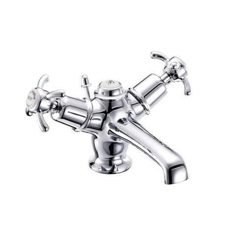 Burlington Traditional Basin Mixer with Pop-Up - Unbeatable Bathrooms