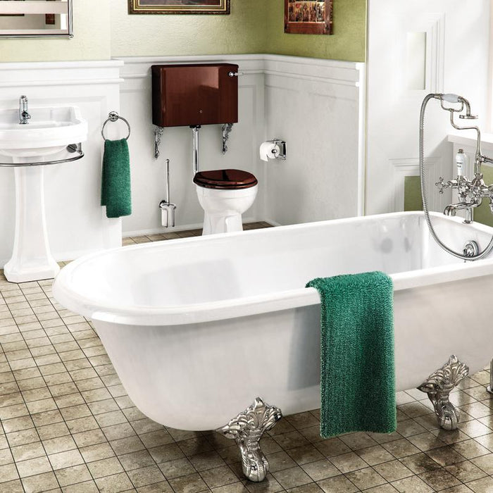Burlington Traditional Blenheim 1700 x 750mm Single Ended Bath - Unbeatable Bathrooms