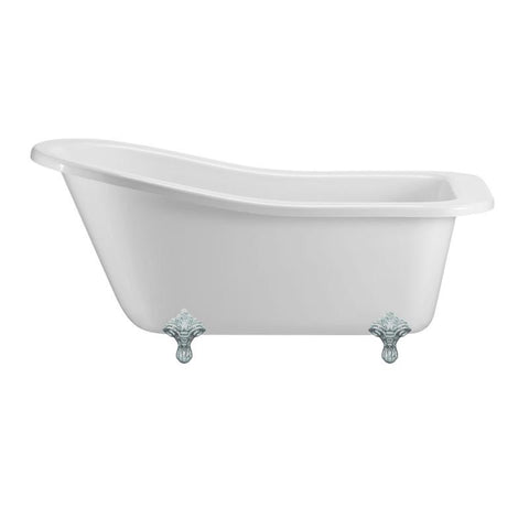 Burlington Traditional Buckingham 1500 x 750mm Slipper Bath - Unbeatable Bathrooms