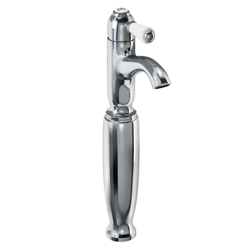 Burlington Traditional Chelsea Curved Tall Basin Mixer with out Waste - Unbeatable Bathrooms