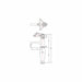 Burlington Traditional Chelsea Straight Tall Basin Mixer with out Waste - Unbeatable Bathrooms