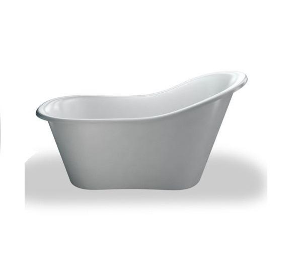 Burlington Emperor 1530 x 730mm Freestanding Slipper Bath - Unbeatable Bathrooms