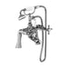 Burlington Stafford Traditional Deck Mounted Bath & Shower Mixer Tap with Handles - Unbeatable Bathrooms