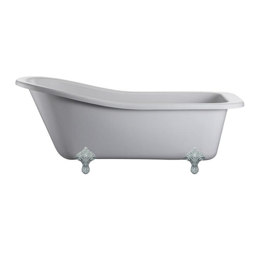 Burlington Harewood 1700 x 730mm Freestanding Slipper Bath - Unbeatable Bathrooms